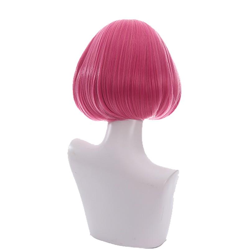 LOL Cafe Cutie Annie Pink Short Cosplay Wigs