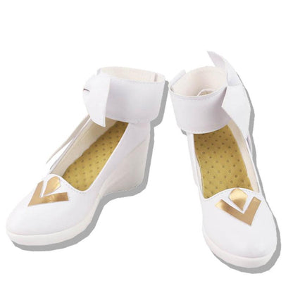 LOL Gwen Lolita White Cosplay Shoes
