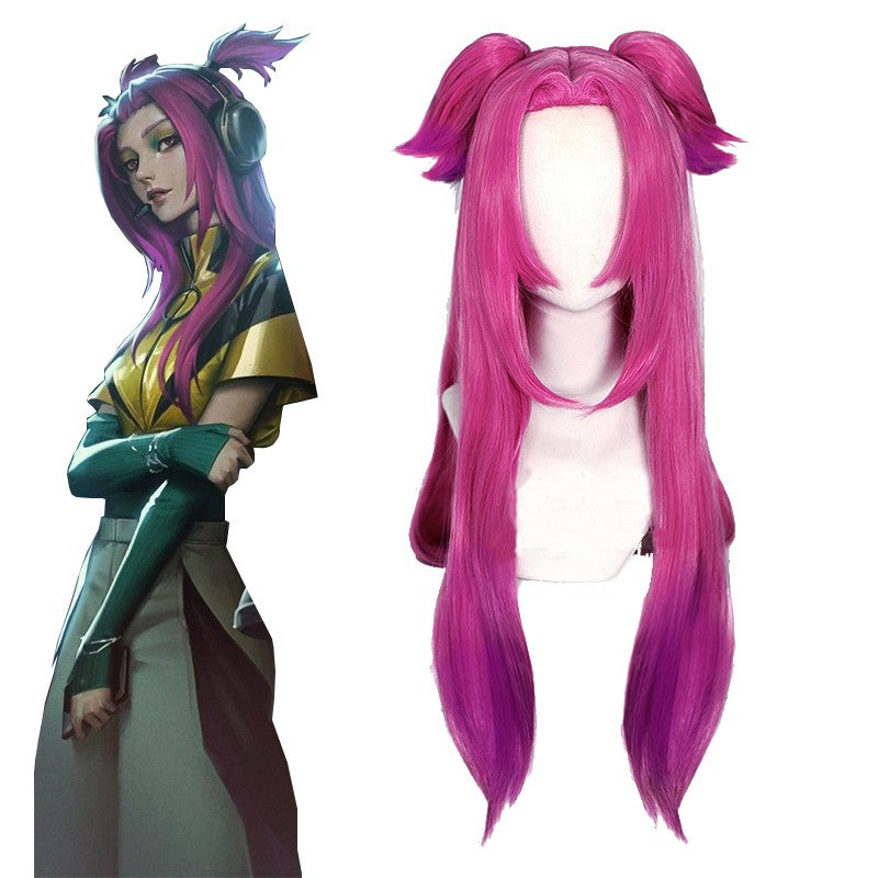 League Of Legends LOL Heartsteel Alue Pink Cosplay Wigs