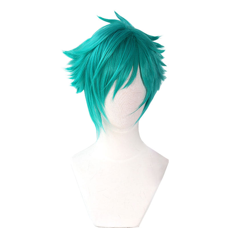 League Of Legends LOL Heartsteel Aphelios Blue Green Cosplay Wigs