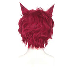 League Of Legends LOL Heartsteel Sett Wine Red Curly Cosplay Wigs