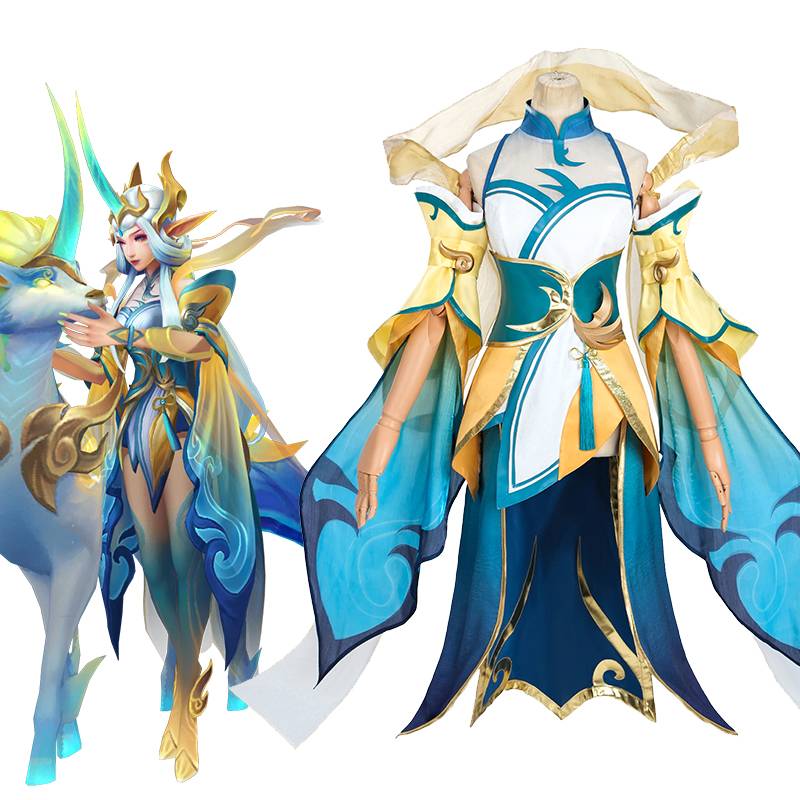LOL Immortal Journey Soraka Cosplay Costum