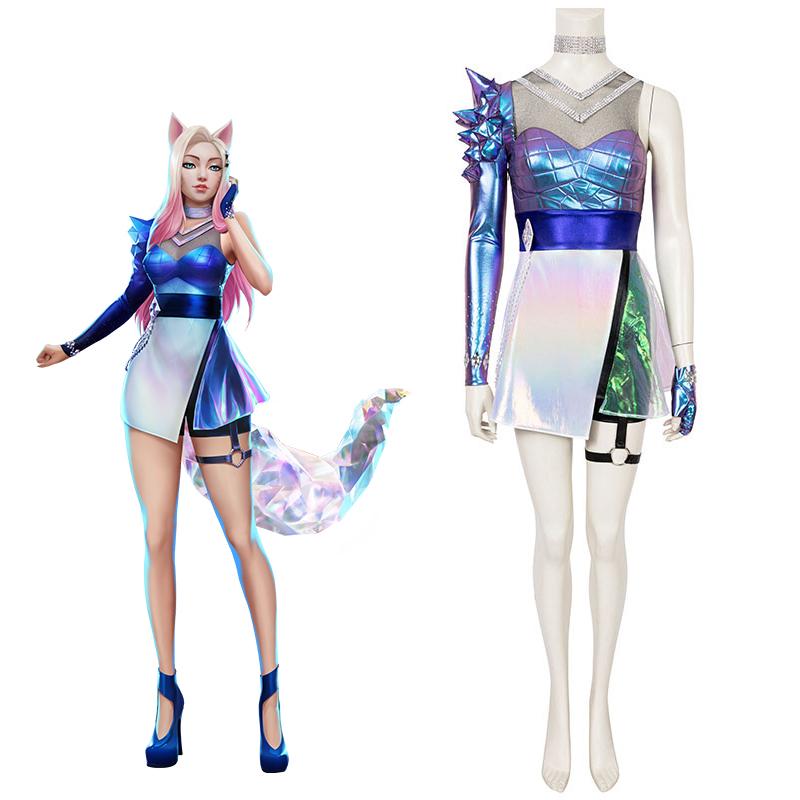 LOL KDA ALL OUT Ahri Cosplay Costume