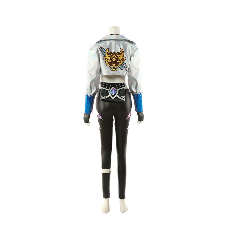 LOL KDA ALL OUT Akali Cosplay Costume 