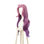 LOL KDA BADDEST Seraphine Pink Mixed Purple Long Cosplay Wigs