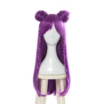  LOL KDA Skin Kaisa Long Straight Purple Cosplay Wigs 