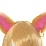 LOL KDA Skin Nine-Tailed Fox Ahri Long Cosplay Wigs