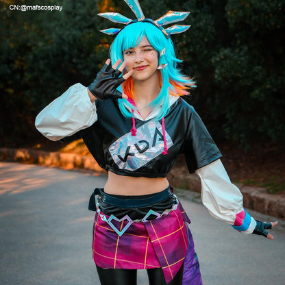 LOL KDA Superfan Neeko Cosplay Costume Halloween Costume