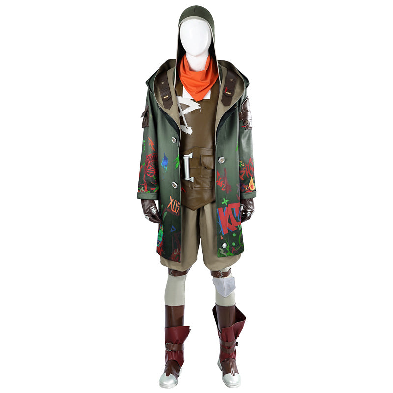 LOL League of Legends Arcane Season 2 Ekko Cosplay Costume