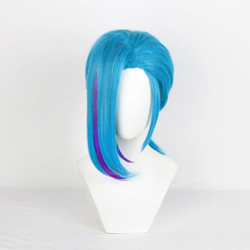 LOL League of Legends Arcane Season 2 Jinx Cosplay Wig