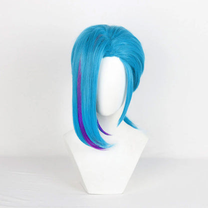 LOL League of Legends Arcane Season 2 Jinx Cosplay Wig