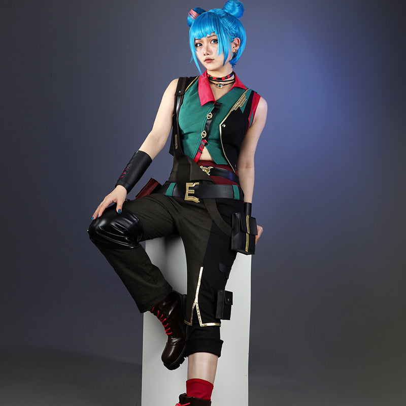 LOL League of Legends Arcane Season 2 Jinx Powder Cosplay Costume