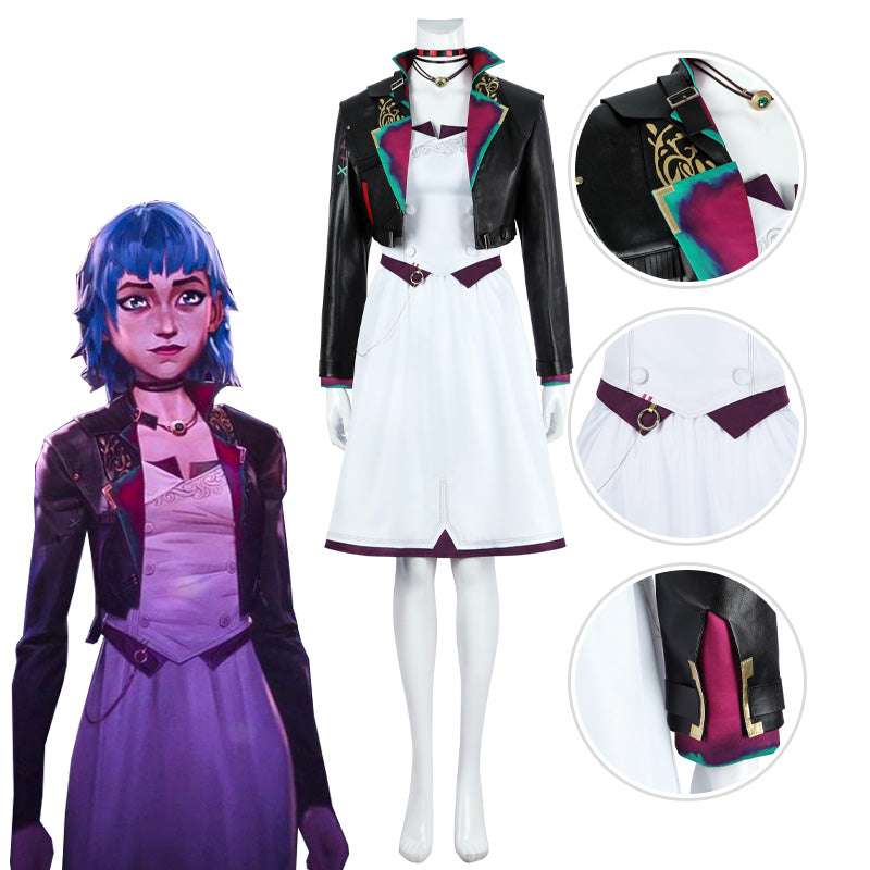 LOL League of Legends Arcane Season 2 Jinx Powder Cosplay Costume ...