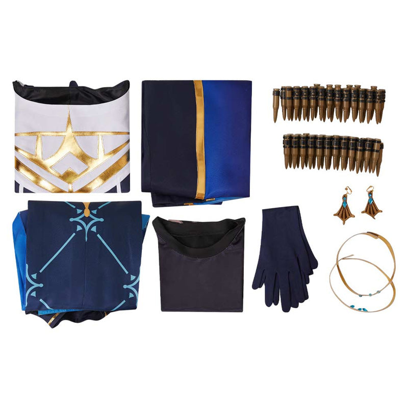 LOL League of Legends Commander Caitlyn Prestige Cosplay Costume