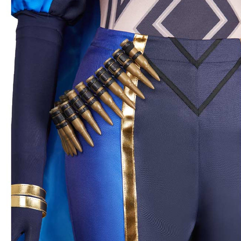 LOL League of Legends Commander Caitlyn Prestige Cosplay Costume
