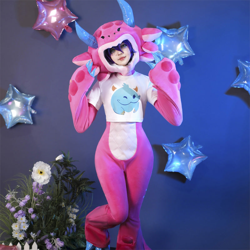 LOL League of Legends Cosplayer Neeko Cosplay Outfit