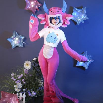 LOL League of Legends Cosplayer Neeko Cosplay Outfit