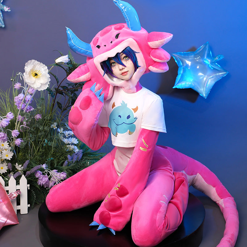 LOL League of Legends Cosplayer Neeko Cosplay Outfit