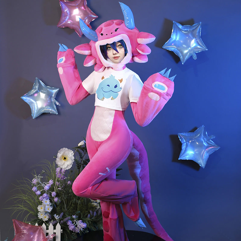 LOL League of Legends Cosplayer Neeko Cosplay Outfit