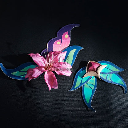 LOL League Of Legends Faerie Court Lux Cosplay Costume