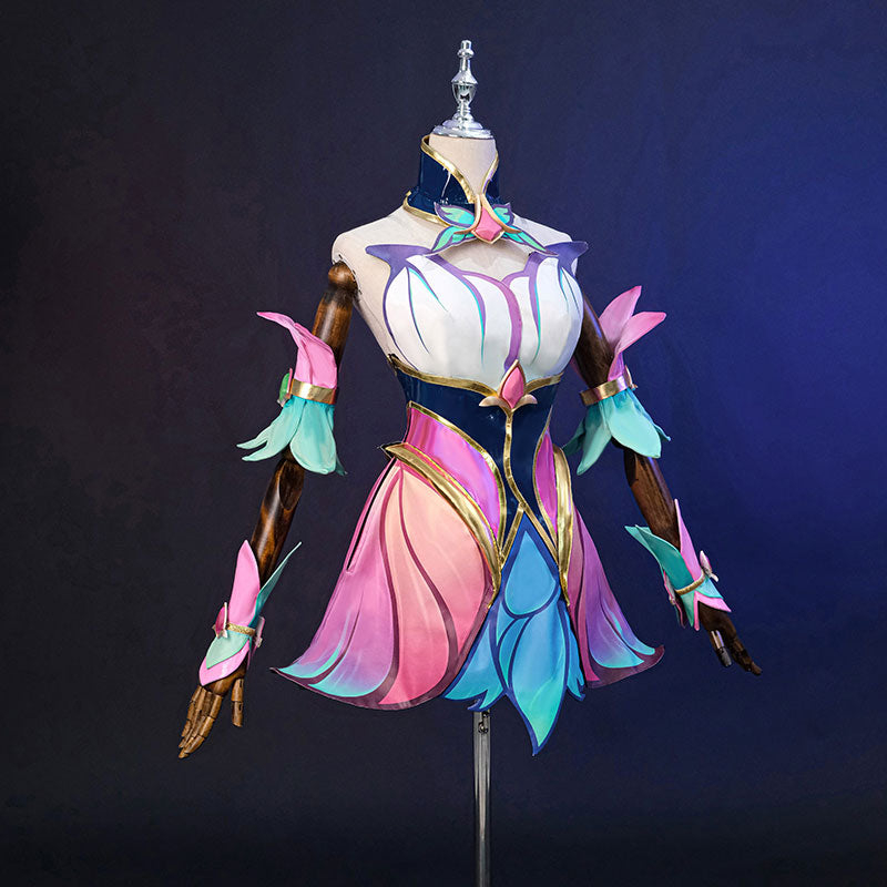 LOL League Of Legends Faerie Court Lux Cosplay Costume