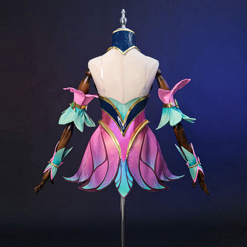 LOL League Of Legends Faerie Court Lux Cosplay Costume