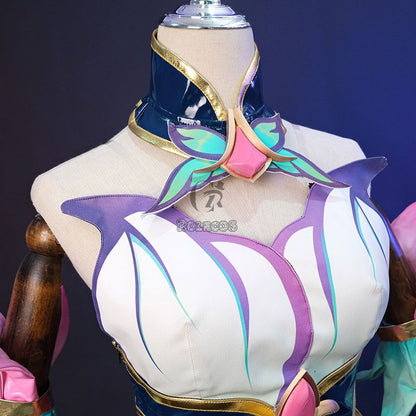 LOL League Of Legends Faerie Court Lux Cosplay Costume