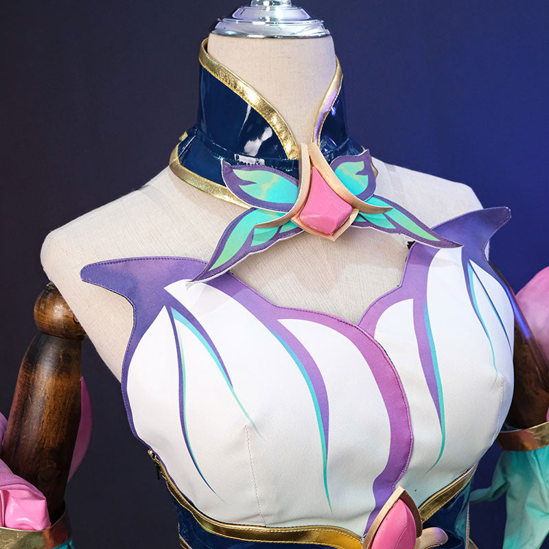 LOL League Of Legends Faerie Court Lux Cosplay Costume