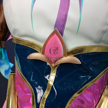 LOL League Of Legends Faerie Court Lux Cosplay Costume