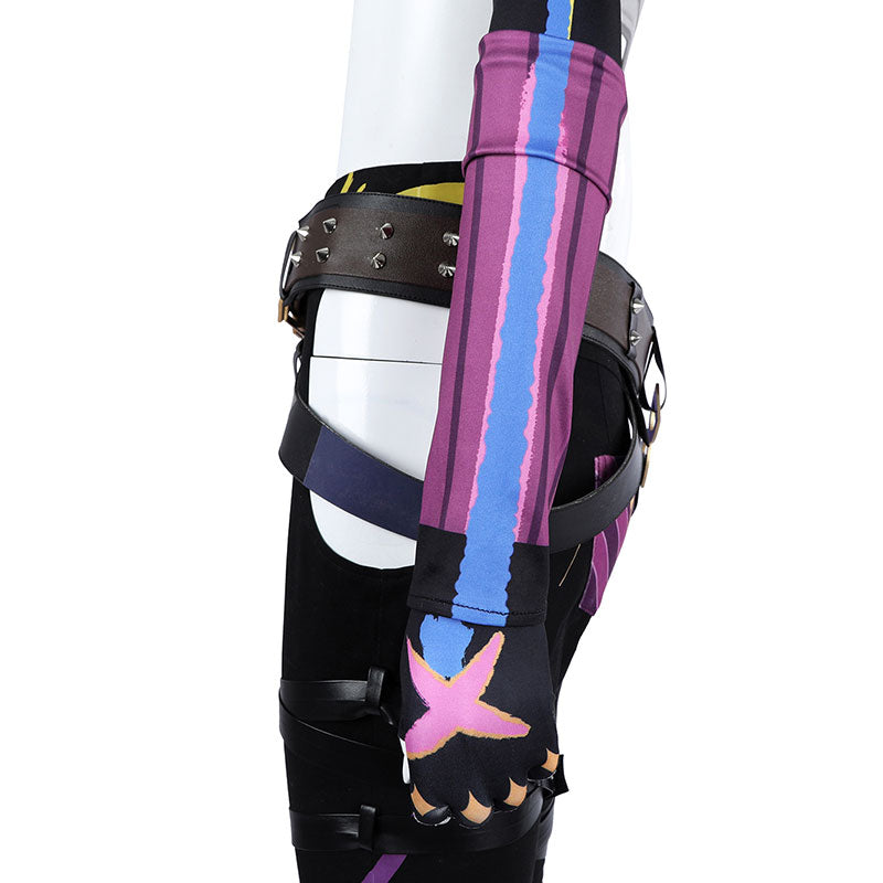 LOL League Of Legends Fractured Jinx Cosplay Costume