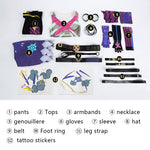 LOL League Of Legends Fractured Jinx Cosplay Costume