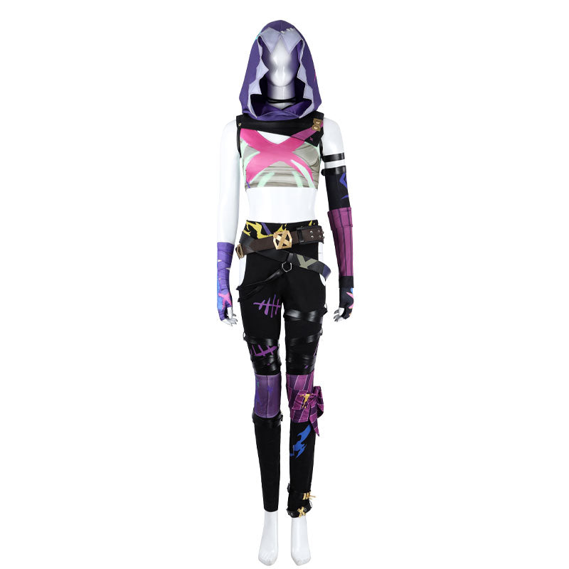 LOL League Of Legends Fractured Jinx Cosplay Costume