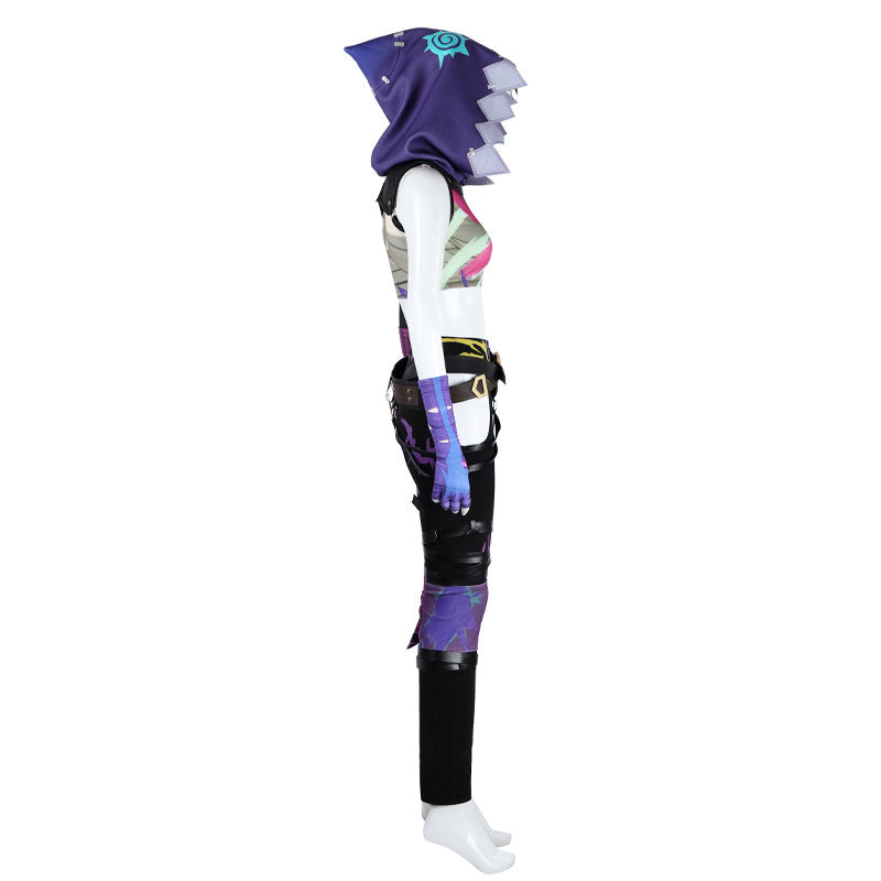 LOL League Of Legends Fractured Jinx Cosplay Costume