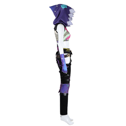 LOL League Of Legends Fractured Jinx Cosplay Costume