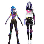 LOL League Of Legends Fractured Jinx Cosplay Costume