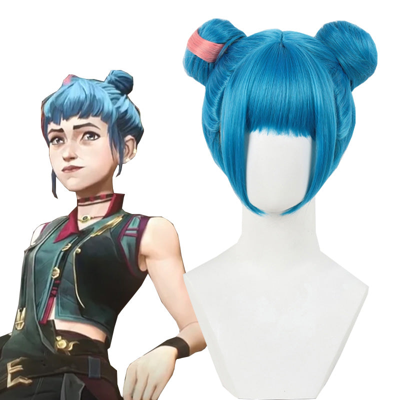 LOL League Of Legends Jinx Cosplay Wig