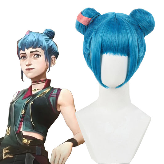 LOL League Of Legends Jinx Cosplay Wig