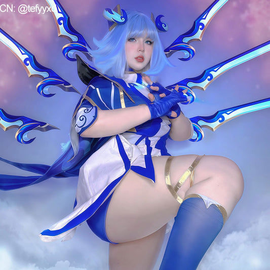 LOL Porcelain Irelia Cosplay Costume