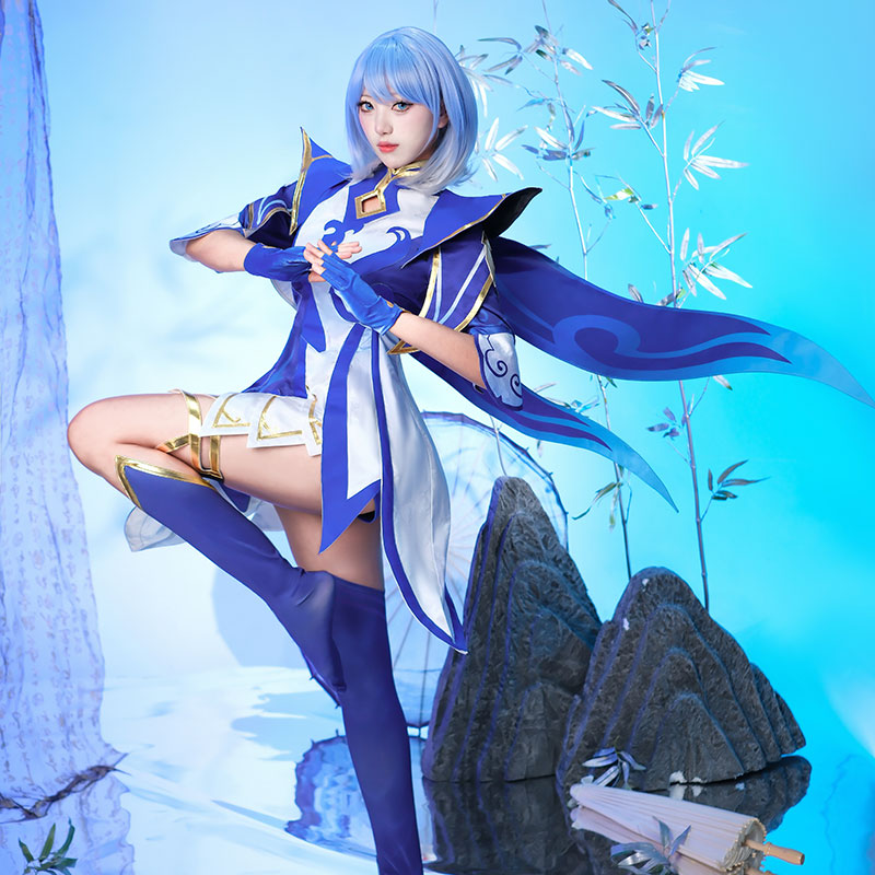 LOL League of Legends Porcelain Irelia Cosplay Costume