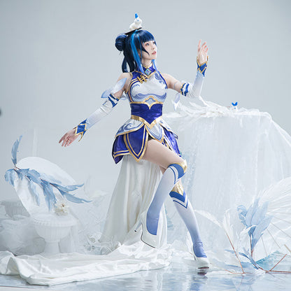 LOL League of Legends Porcelain Lux Cosplay Costume