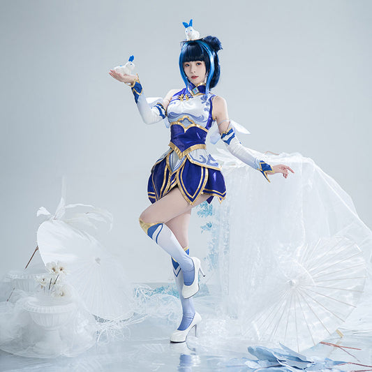 LOL League of Legends Porcelain Lux Cosplay Costume