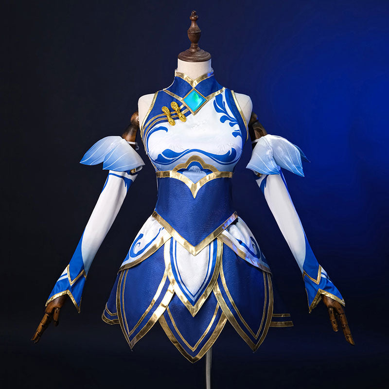 LOL League of Legends Porcelain Lux Cosplay Costume