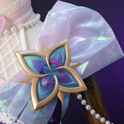 LOL League of Legends Prestige Crystal Rose Lux Cosplay Costume