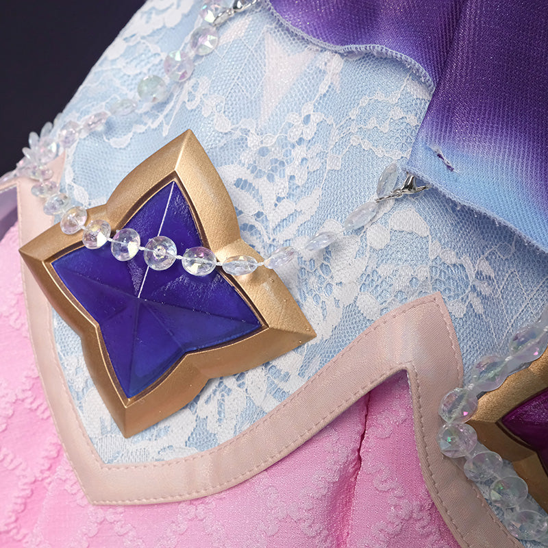 LOL League of Legends Prestige Crystal Rose Lux Cosplay Costume