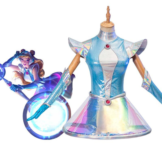 LOL  Space Groove Lux Cosplay Costume And Wigs