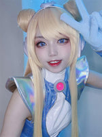 LOL  Space Groove Lux Cosplay Costume And Wigs