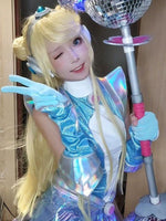 LOL  Space Groove Lux Cosplay Costume And Wigs