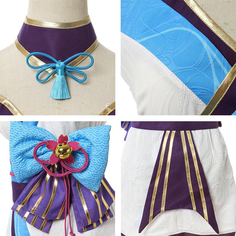 【In Stock】LOL Spirit Blossom Ahri Cosplay Costume-C