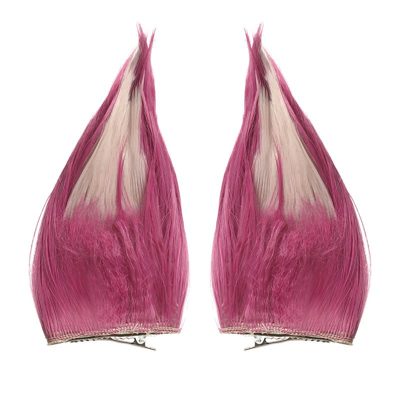LOL Spirit Blossom Ahri Pink Mixed Long Cosplay Wigs 