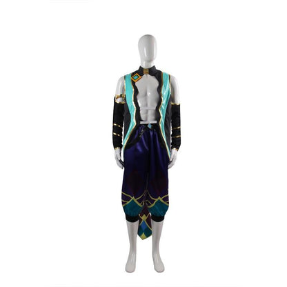 LOL Star Guardian  Rakan Male Battle Suit Cosplay Costume